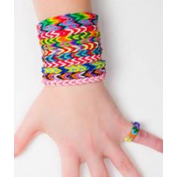 Loom bands élastiques Flashy