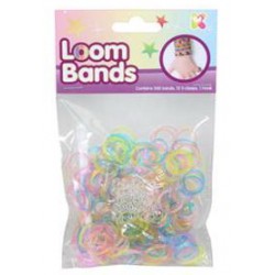 Loom bands élastiques Glitter