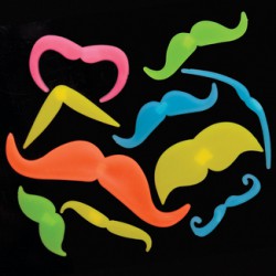 Moustaches fluorescentes...