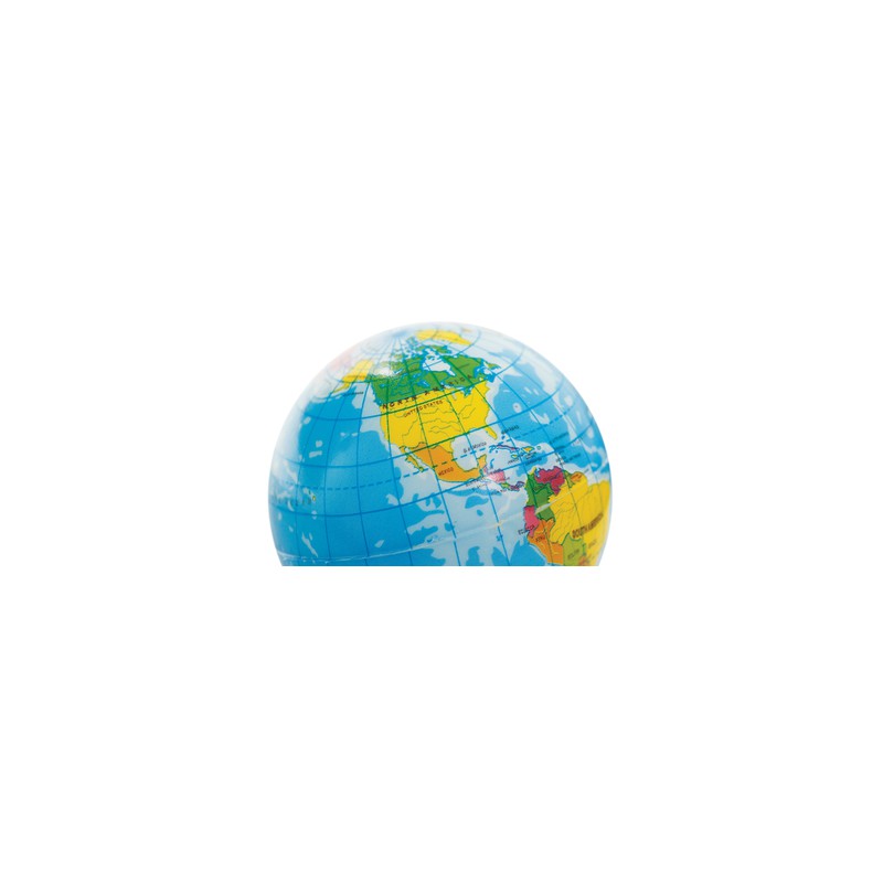76mm Soulagement Du Stress Carte Du Monde Boule En Mousse Atlas Globe Boule  De Palme Planète Terre Boule 