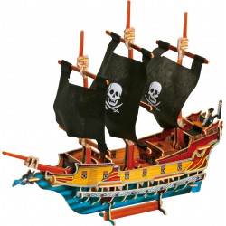 Puzzle 3D Bateau de pirate