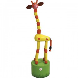 Animé girafe long cou rouge